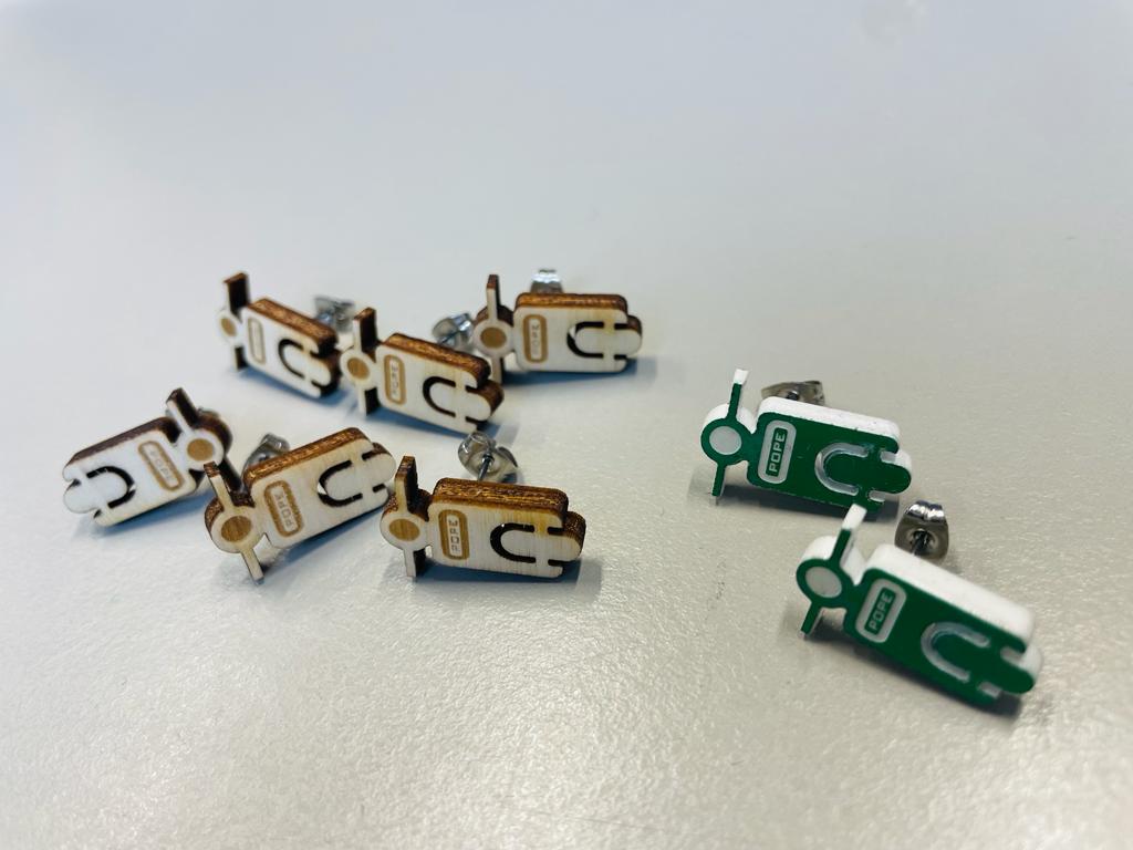 Ohrstecker im Vespa Design